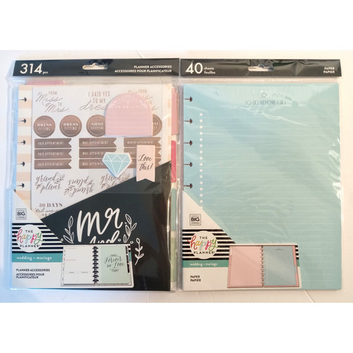 Happy planner wedding set 2 - wedding,